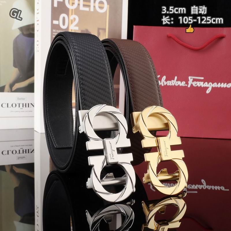 Ferragamo belt 35mmX105-125cm 8L283